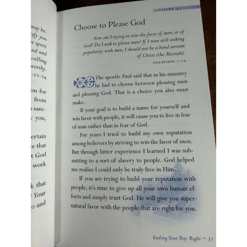 Joyce Meyer Ending Your Day Right, Devotions for every evening of the year (EUC) - Picture 4 of 6